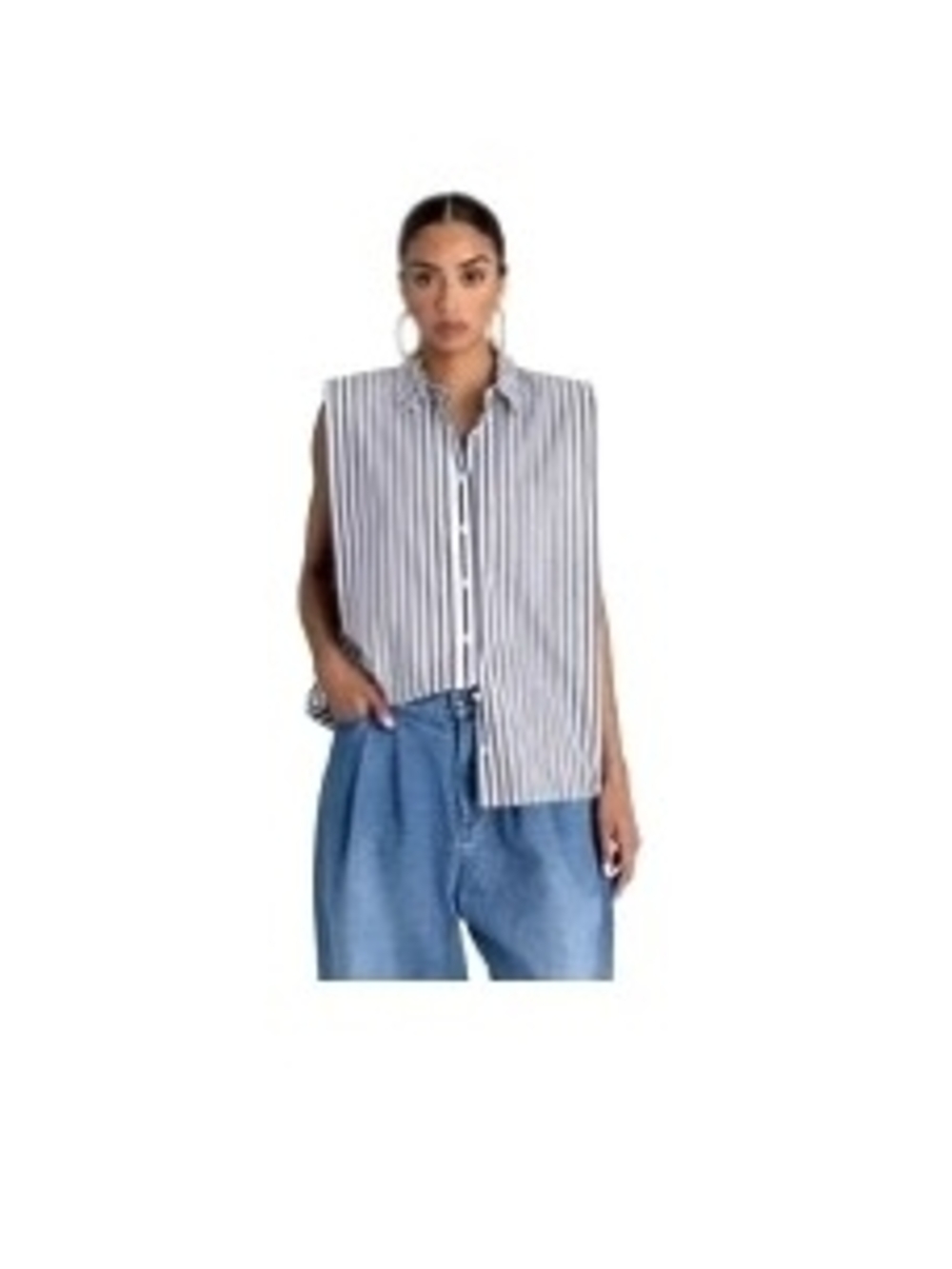 KBB by Kahlana 'The Shoulder Pad Shirt'